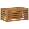 vidaXL Stołek Ławka na Zewnątrz Naturalny 79 x 43 x 37 cm