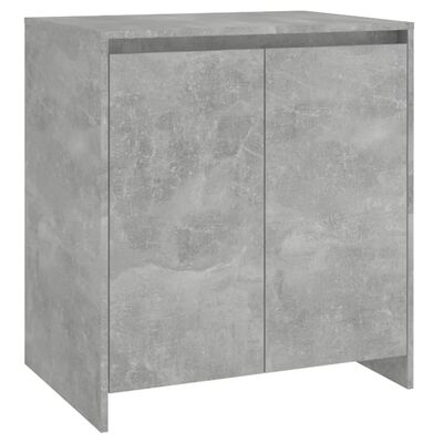 vidaXL 3-cz. szafka boczna, szarość betonu, materiał drewnopochodny