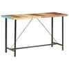 vidaXL Stolik barowy, 180x70x107 cm, lite drewno z odzysku