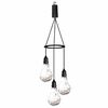 Luxform Lampa wisząca LED Apollo, na baterie, 3 krople