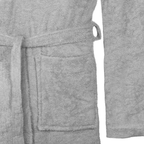 vidaXL Szlafrok KINN Szary XXXL bawełna