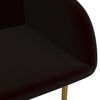vidaXL Krzesła stołowe, 6 szt., czarne, obite aksamitem
