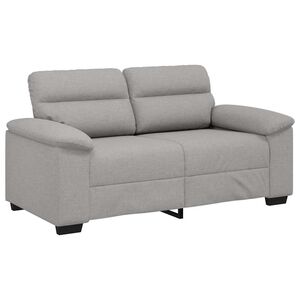 vidaXL Sofa 2-osobowa Cloud Grey 160x81x84 cm Tkanina