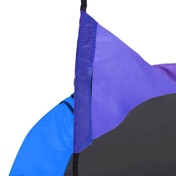 vidaXL Tęczowa huśtawka typu gniazdo z chorągiewkami, 100 cm