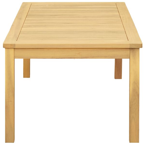 vidaXL Ogrodowy stolik kawowy, 110x60x45 cm, lite drewno akacjowe
