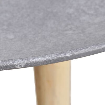vidaXL Zestaw dwóch stolików, 55 i 44 cm, betonowa szarość