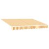 vidaXL Materiał zapasowy do markizy Ż&oacute;łty i Biały 280 x 195 cm