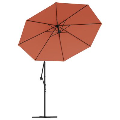 vidaXL Zamienne pokrycie parasola ogrodowego, kolor terakota, 300 cm