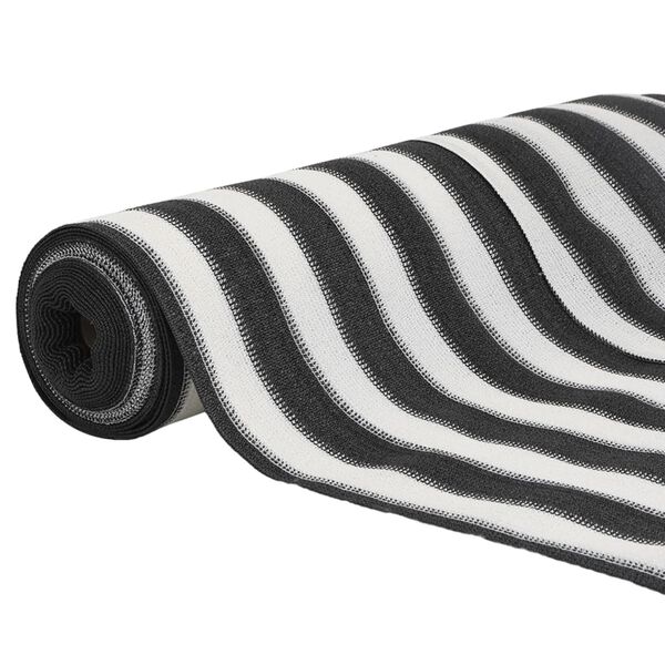 vidaXL Siatka cieniująca, antracytowo-biała, 1,8x10 m, HDPE, 150 g/m&sup2;