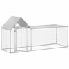 vidaXL Woliera dla kur, 3 x 1 x 1,5 m, galwanizowana stal