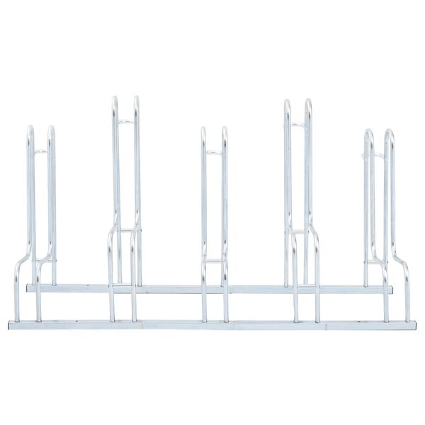 vidaXL Stojak na 5 rowerów, wolnostojący, stal galwanizowana