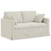 vidaXL Sofa 2 pcs Kremowy