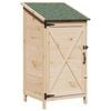 vidaXL Shed ogrodowy naturalny 59,5 x 56 x 113,5 cm Drewno Świerkowe