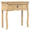 vidaXL Stolik konsolowy Corona, 73x35x73 cm, lite drewno sosnowe