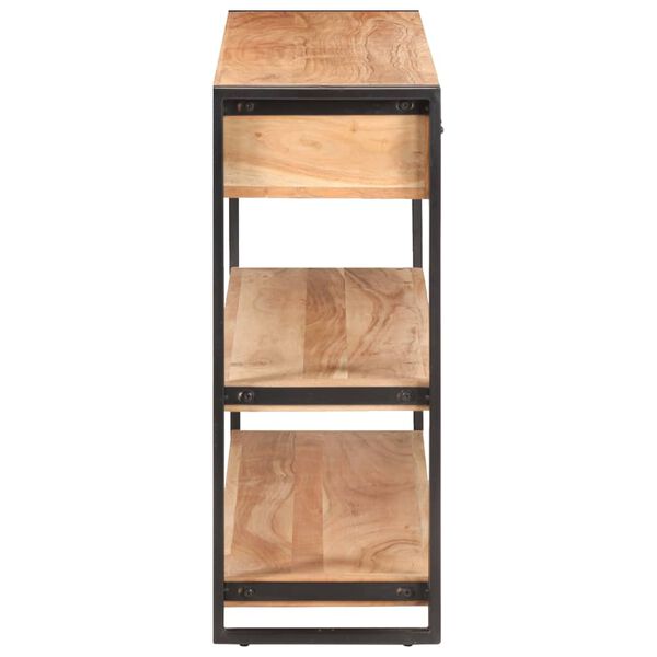 vidaXL Szafka, 120x30x75 cm, lite drewno akacjowe