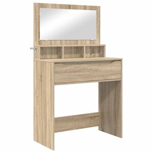 vidaXL Toaletki do sypialni Dąb Sonoma 80 x 39,6 x 135 cm