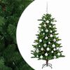 vidaXL Sztuczna choinka z bombkami 120 cm 150 LED Ciepła biel