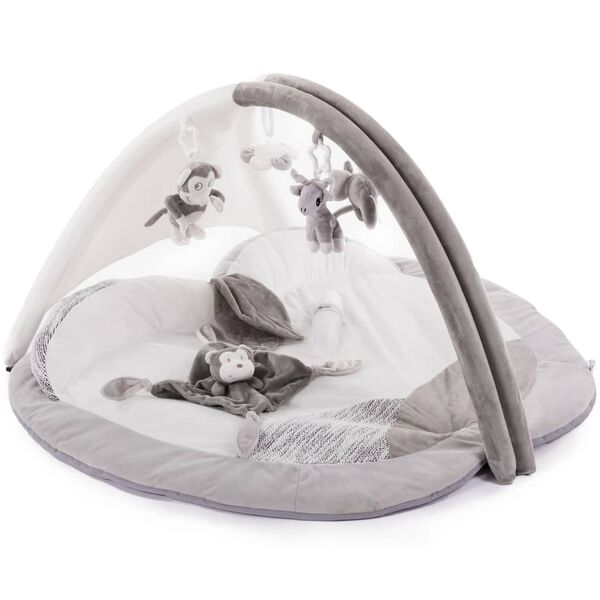 Bo Jungle Mata edukacyjna dla bliźniąt Apple, szara