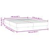 vidaXL Łóżko typu Box Spring bez materaca Ciemnoniebieskie 160x210 cm