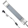 vidaXL Lampa LED do akwarium, IP67, aluminiowa, 50-60 cm