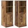 vidaXL Highboard z szufladą 3 pcs Stare drewno Materiał drewnopochodny