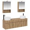 vidaXL Zestaw Szafek Łazienkowych 5 pcs Dąb artisan 50 x 14,5 x 70 cm