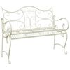 vidaXL Ławka ogrodowa 2-Liczba miejsc 114 x 56,5 x 90 cm Stal