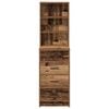 vidaXL Highboard Stare drewno 40 x 41 x 135 cm Materiał drewnopochodny