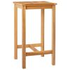 vidaXL St&oacute;ł barowy naturalny 60 x 60 x 105 cm Lite Teak