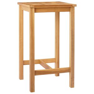 vidaXL St&oacute;ł barowy naturalny 60 x 60 x 105 cm Lite Teak