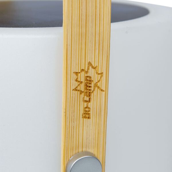 Bo-Camp Lampa stołowa Longford, biała, LED