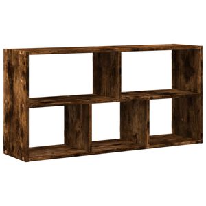 vidaXL P&oacute;łka ścienna, przydymiony dąb, 100x25x50 cm