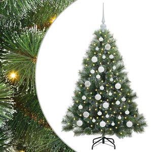 vidaXL Sztuczna choinka Zielony 120 cm PE i PVC