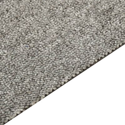vidaXL Podłogowe płytki dywanowe, 16 szt., 4 m², 25x100 cm, jasnoszare