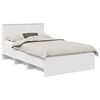 vidaXL Ramka ł&oacute;żka Biały 120 x 123 cm Materiał drewnopochodny