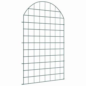 vidaXL Zestaw Ogrodzenia Stawu 8 pcs Zielony 50 x 80 cm Stal