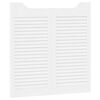 vidaXL Drzwi wahadłowe 2 szt. 80 x 40 cm Lite drewno sosnowe Biały