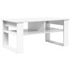 vidaXL Stolik kawowy Biały 96 x 54 x 44 cm Drewno inżynieryjne