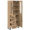 vidaXL Highboard 2 pcs Dąb rzemieślniczy Materiał drewnopochodny
