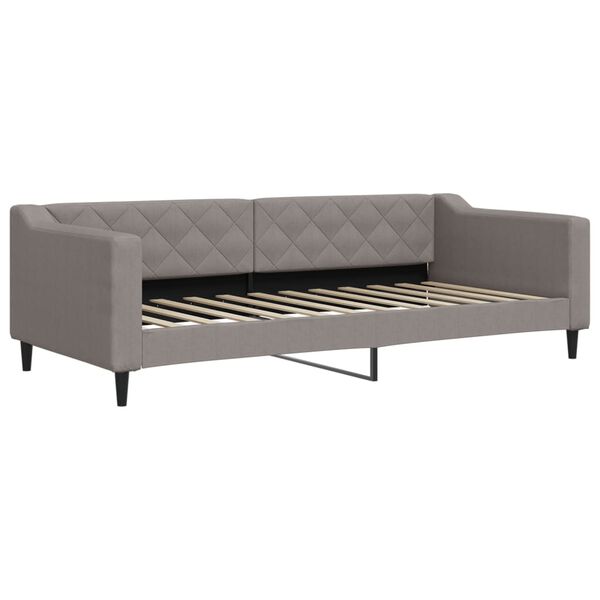 vidaXL Sofa rozsuwana, kolor taupe, 90x200 cm, tkanina