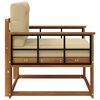 vidaXL Środkowa sofa ogrodowa Lite Drewno Akacji Naturalny