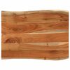 vidaXL Blat stołu, 90x60x2,5 cm, drewno akacjowe, naturalna krawędź