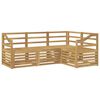 vidaXL Zestawy sof 4 pcs Biały 185,5 x 126,5 x 73 cm