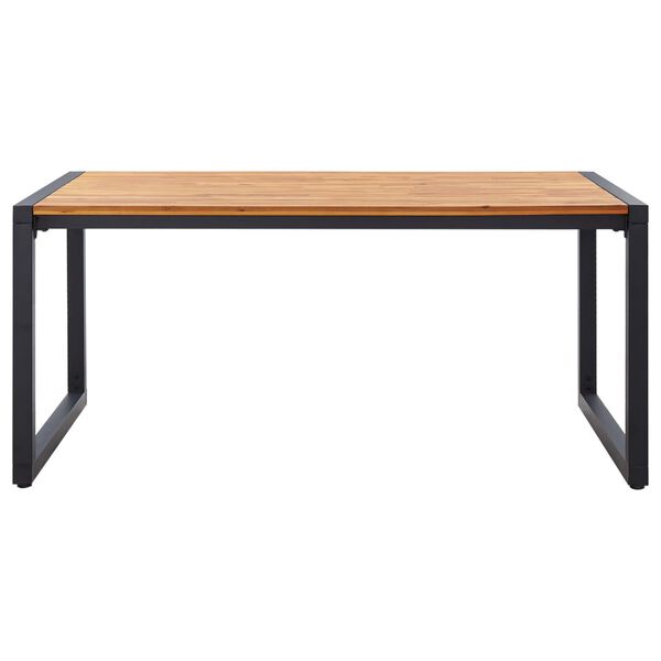 vidaXL 5-częściowy zestaw mebli ogrodowych, czarny