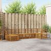vidaXL Zestawy sof 7 pcs Naturalny Lite Drewno Akacji