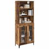 vidaXL Highboard Stare drewno 69,5 x 34 x 180 cm