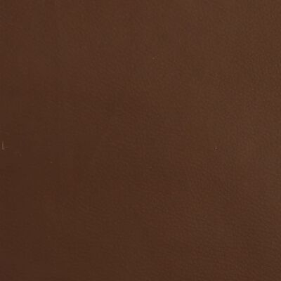 vidaXL Podnóżek, brązowy, 45x29,5x35 cm, lśniąca sztuczna skóra