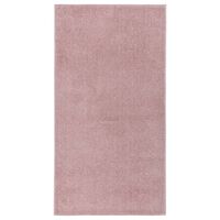 vidaXL Dywan z krótkim runem, 80x150 cm, różowy