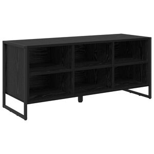 vidaXL Szafka na buty 100 x 35 x 44 cm Drewno inżynieryjne Czarny Dąb