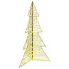 vidaXL Choinka 240 LED Ciepła biel 180 cm rattan